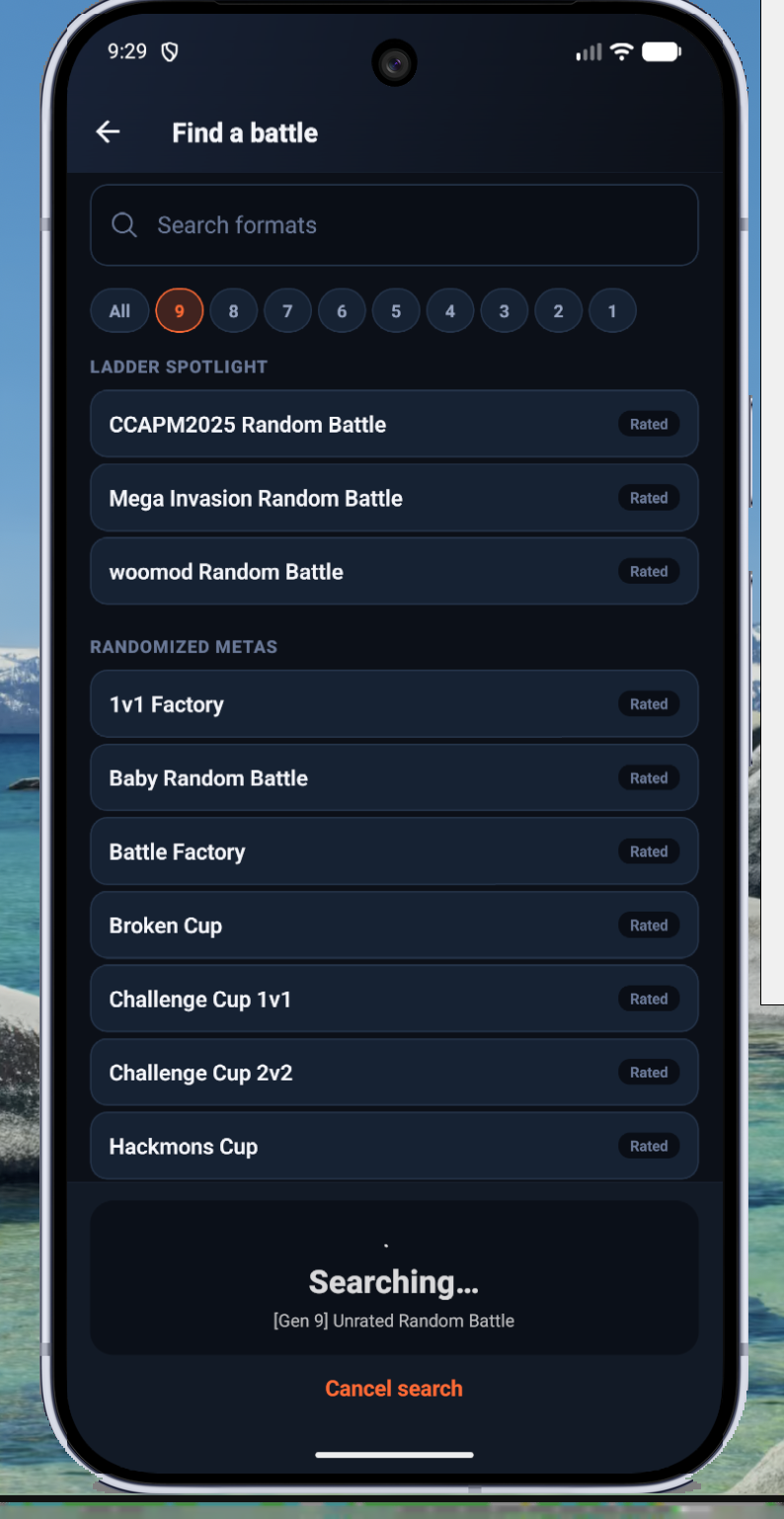 Searching for battle